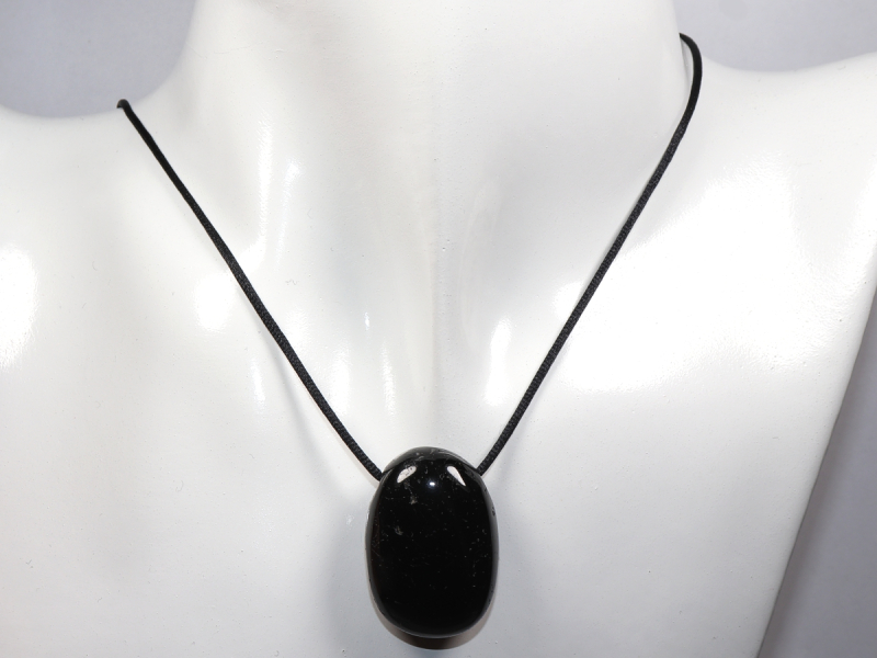 black tourmaline (Schorl) with cord or silver 925