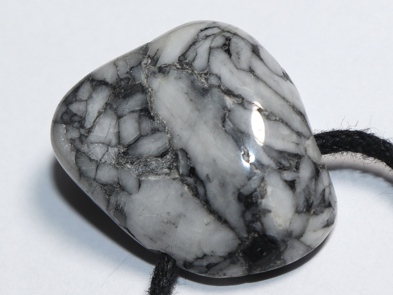 pinolite with cord or silver 925