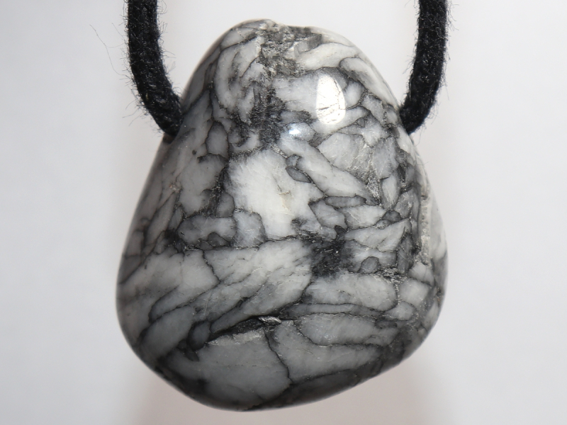 pinolite with cord or silver 925