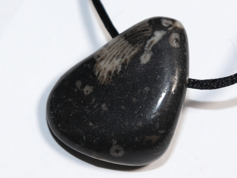 frosterley marble with cord or silver 925