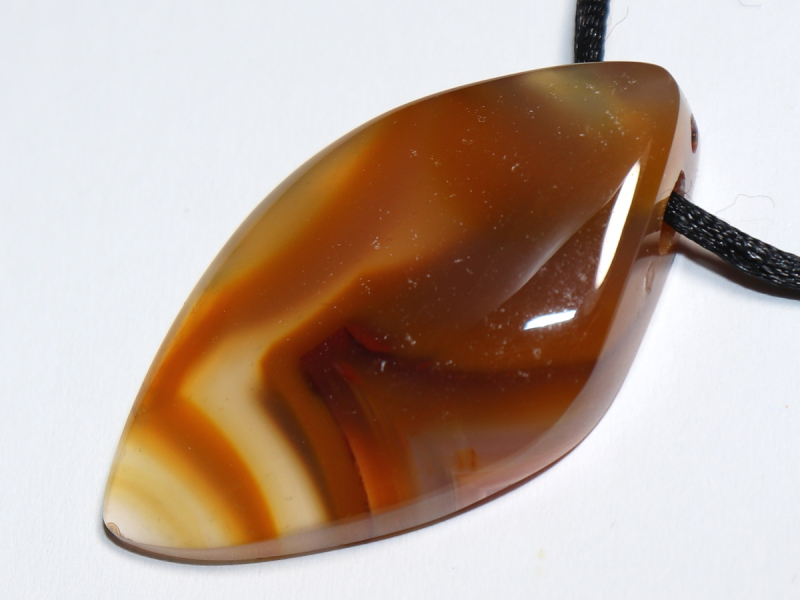 condor agate with cord or silver 925