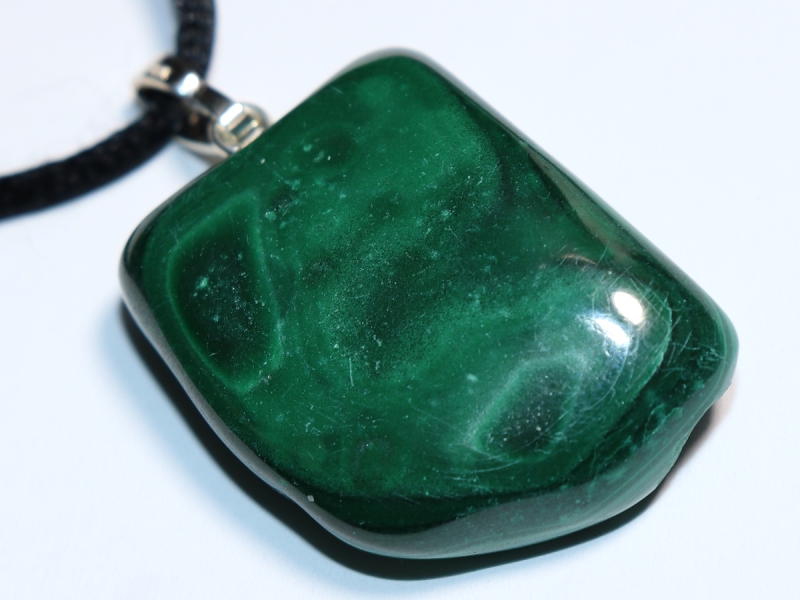 Malachit mit Band oder Silber 925