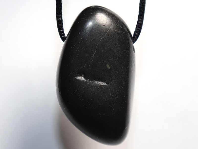 shungite with cord or silver 925