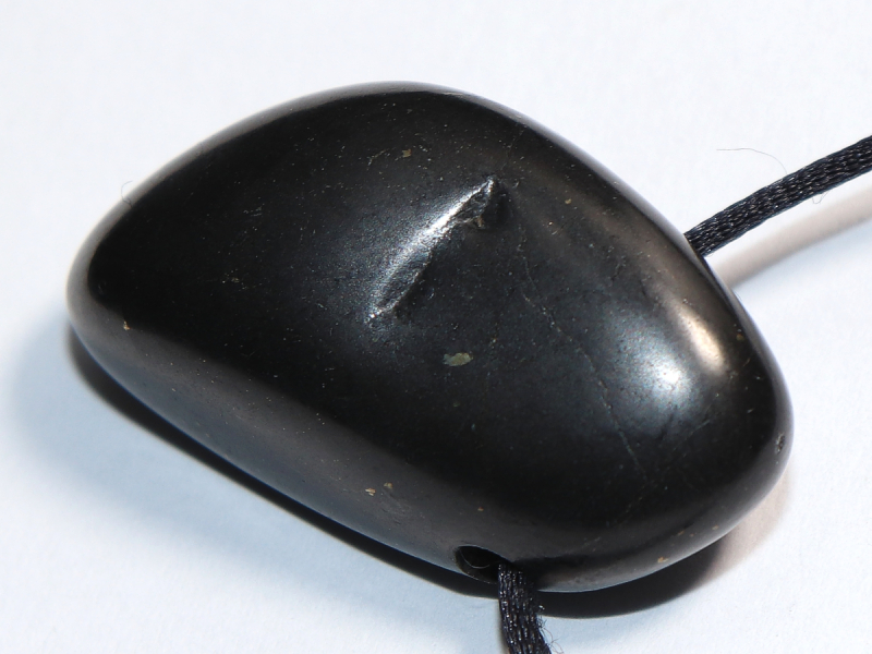 shungite with cord or silver 925