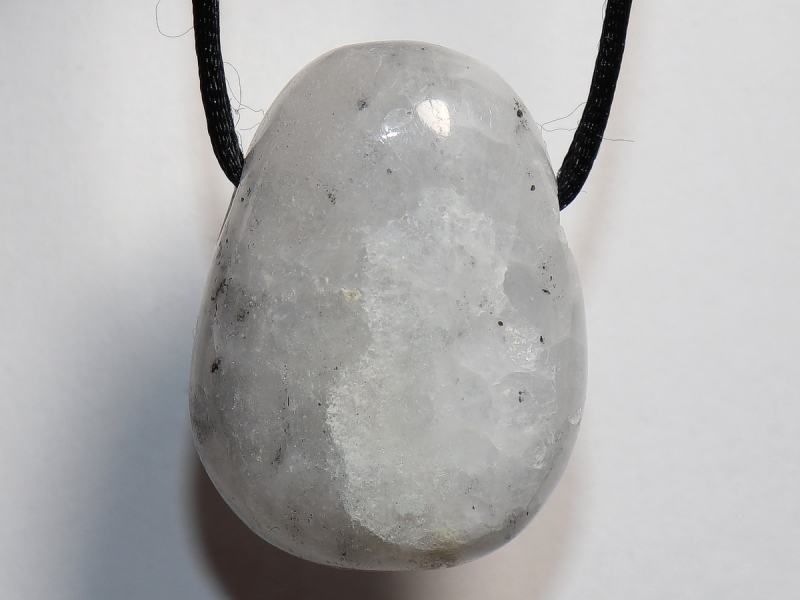 blauer Calcit mit Band oder Silber 925