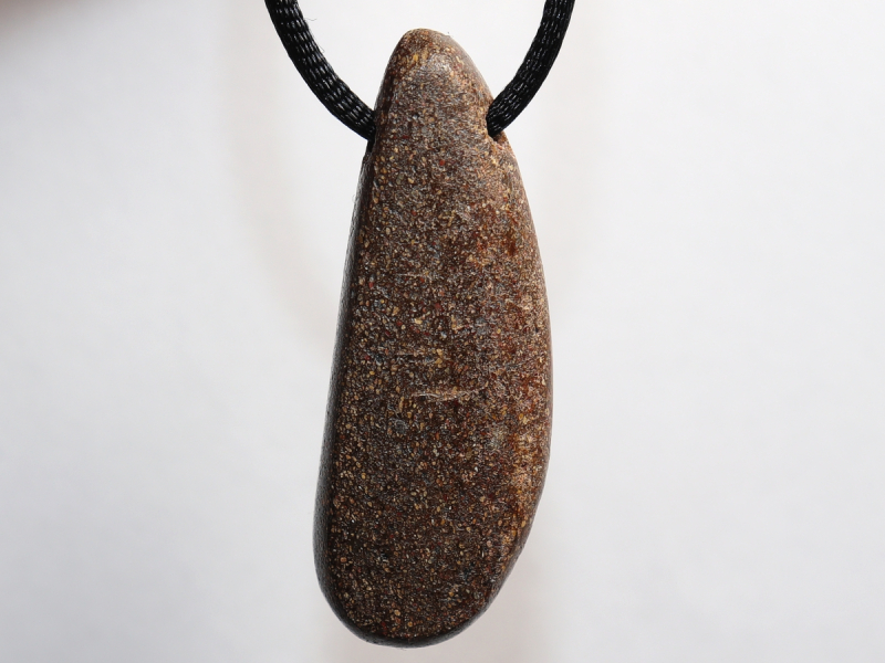 Boulder opal with cord