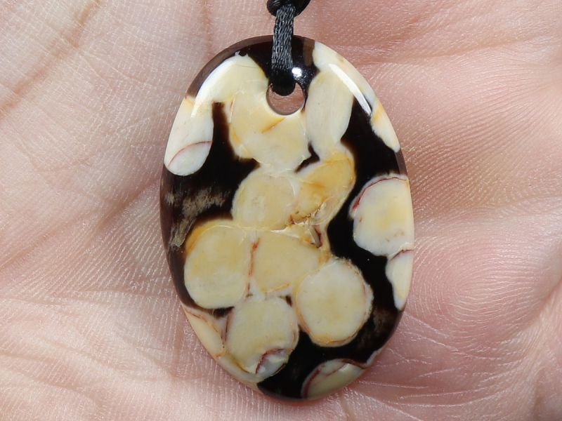 Peanut-Wood-Jaspis mit Band