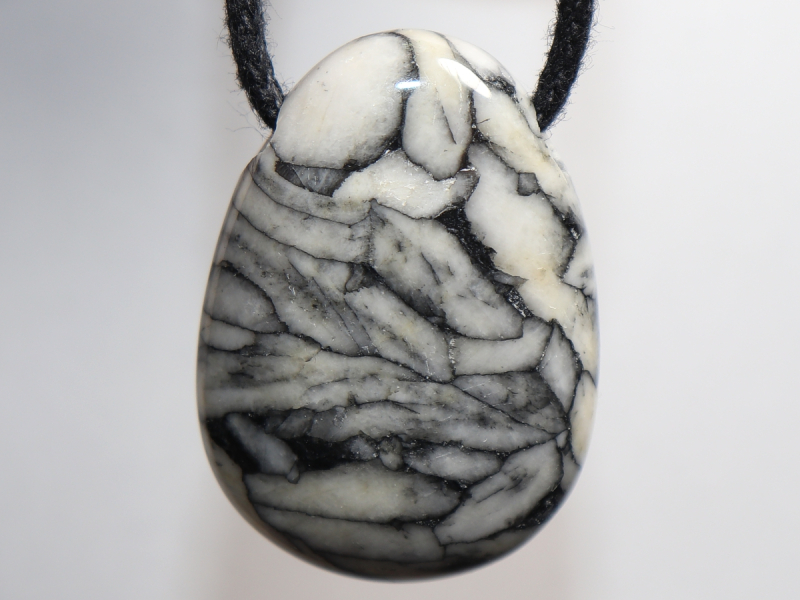 Pinolith mit Band oder Silber 925