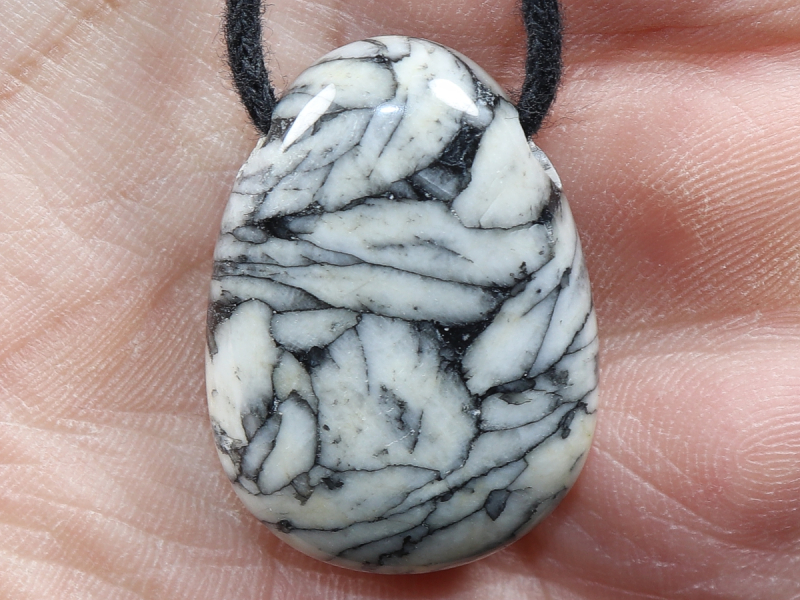Pinolith mit Band oder Silber 925