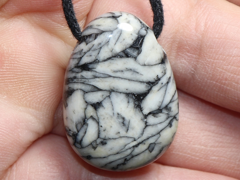 Pinolith mit Band oder Silber 925
