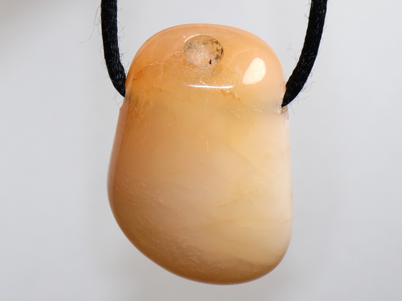 apricot agate with cord or silver 925