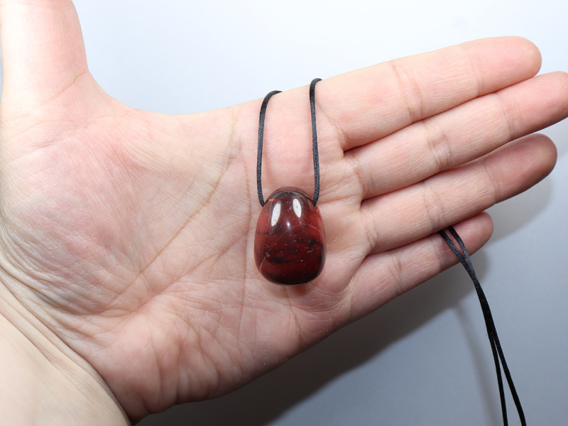 mookaite with cord or silver 925