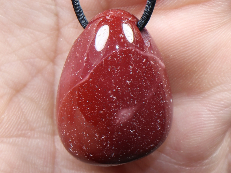 mookaite with cord or silver 925