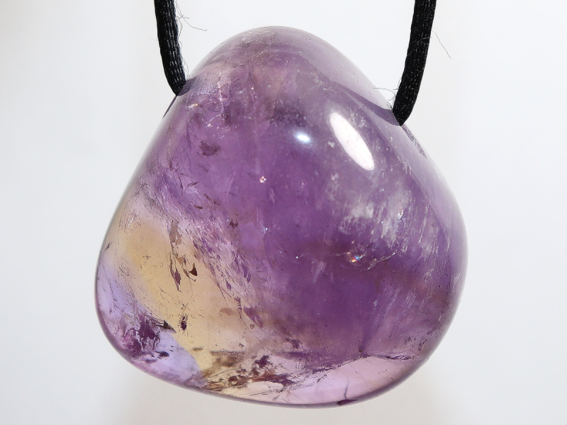 Ametrin mit Band oder Silber 925