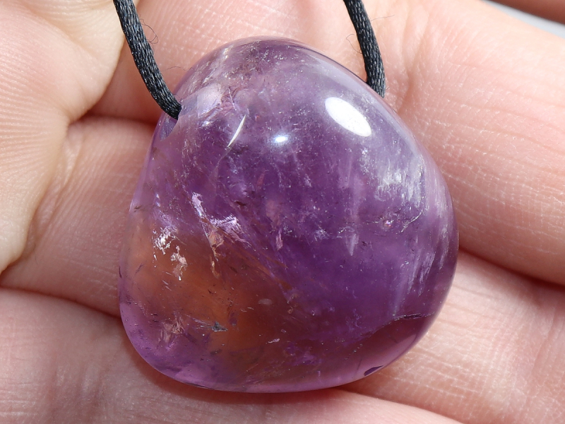 Ametrin mit Band oder Silber 925