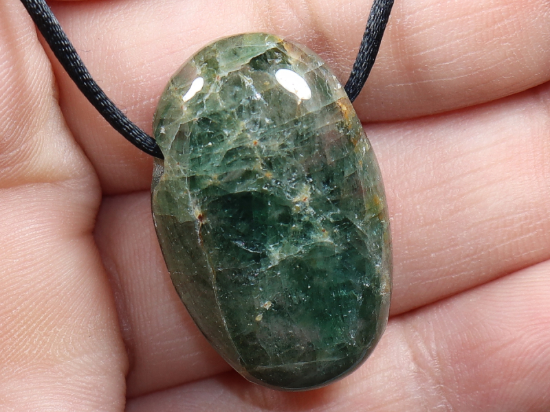 diopside with cord or silver 925