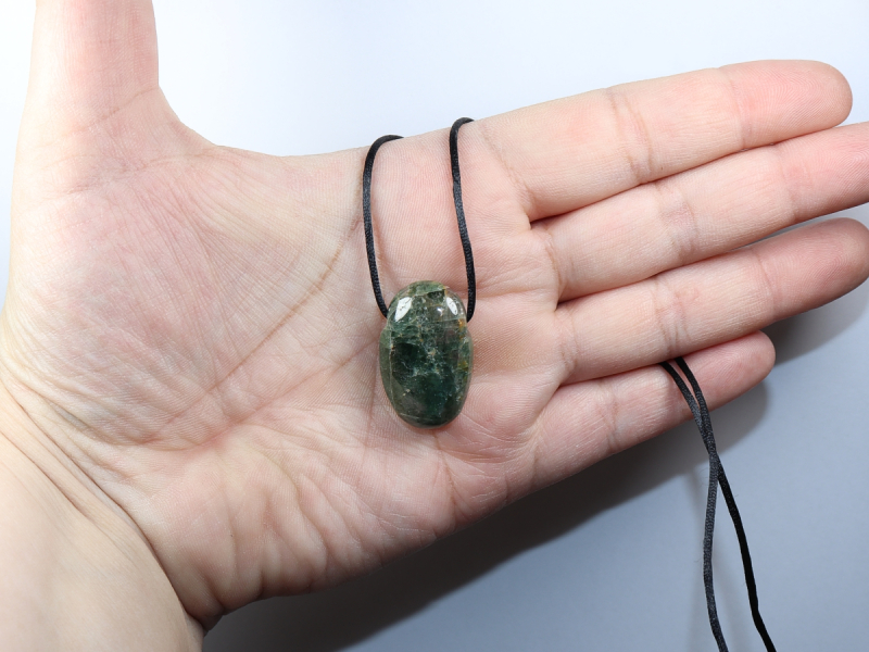 diopside with cord or silver 925