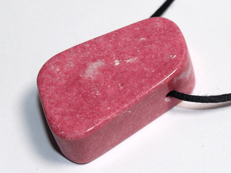 thulite with cord or silver 925