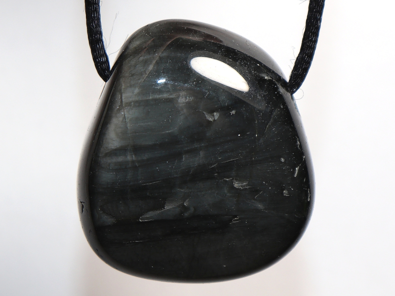 cat's eye quartz with cord or silver 925