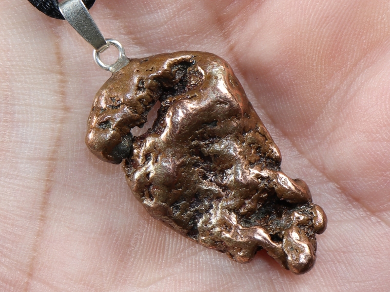 copper with cord or silver 925