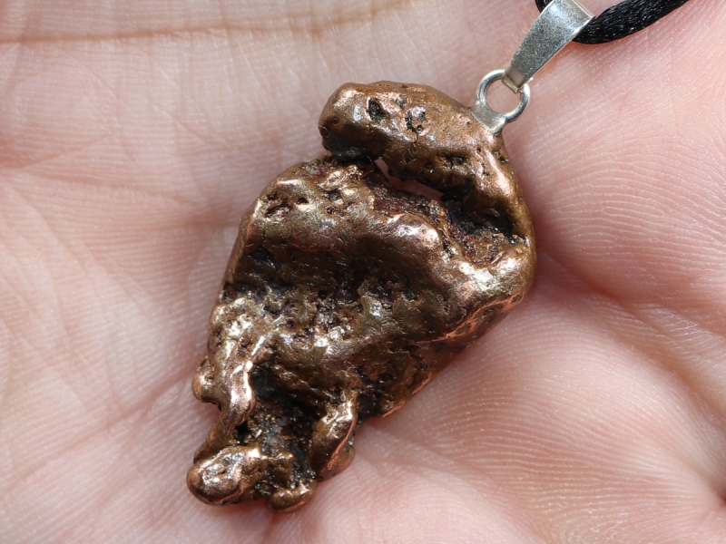 copper with cord or silver 925