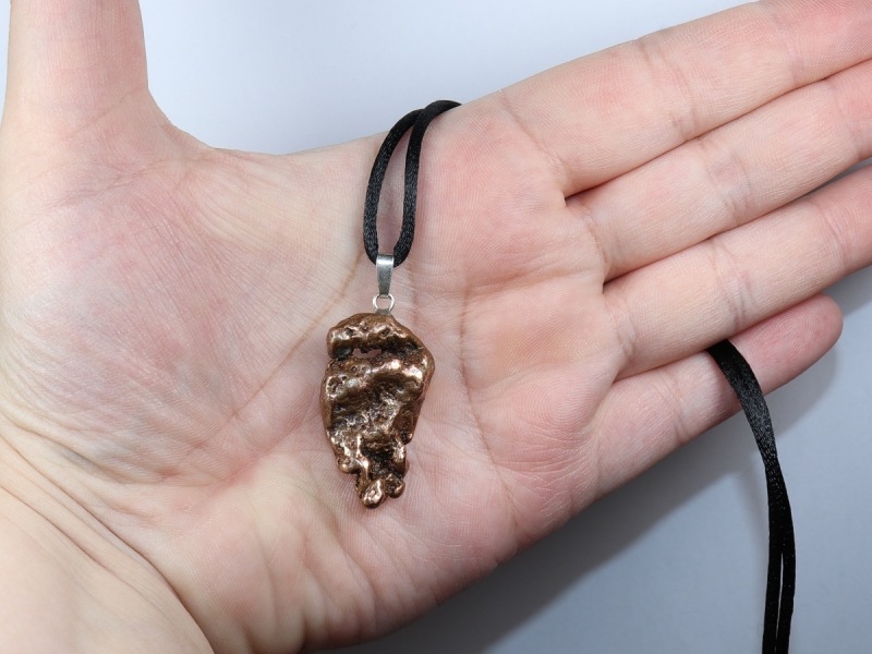 copper with cord or silver 925