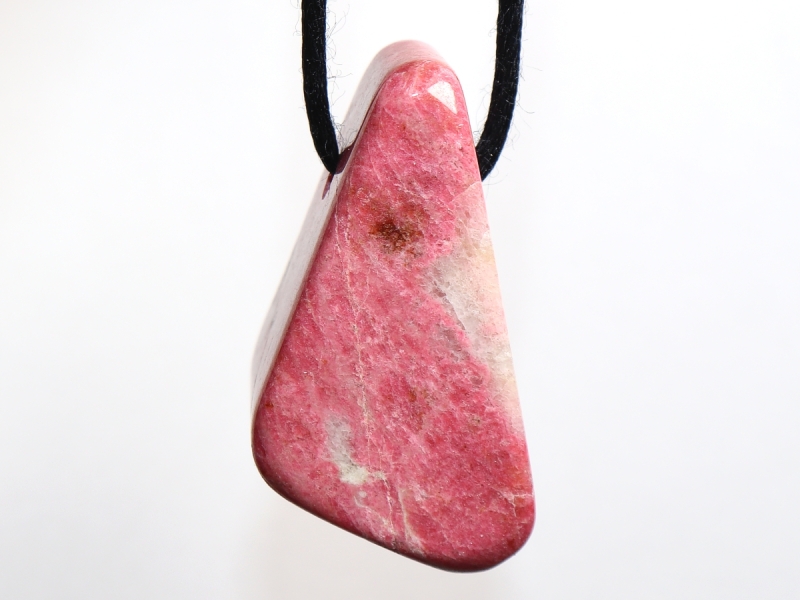thulite with cord or silver 925