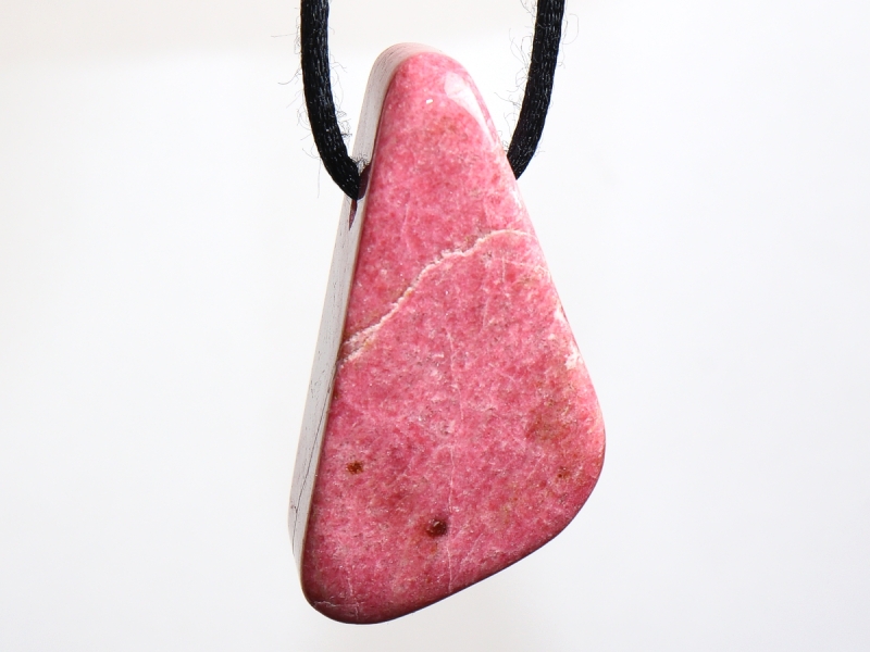thulite with cord or silver 925