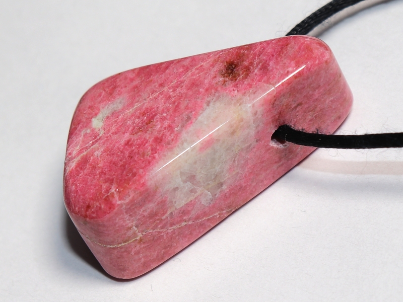 thulite with cord or silver 925