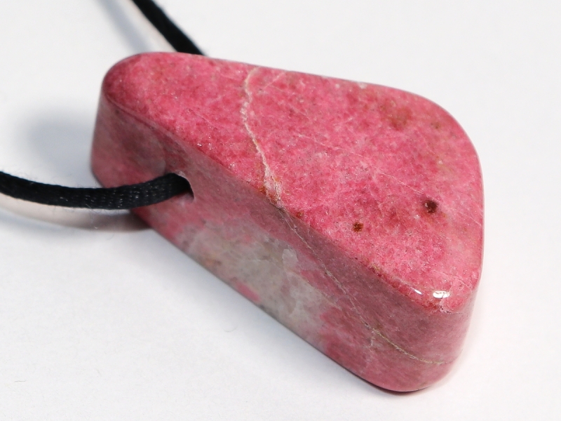 thulite with cord or silver 925