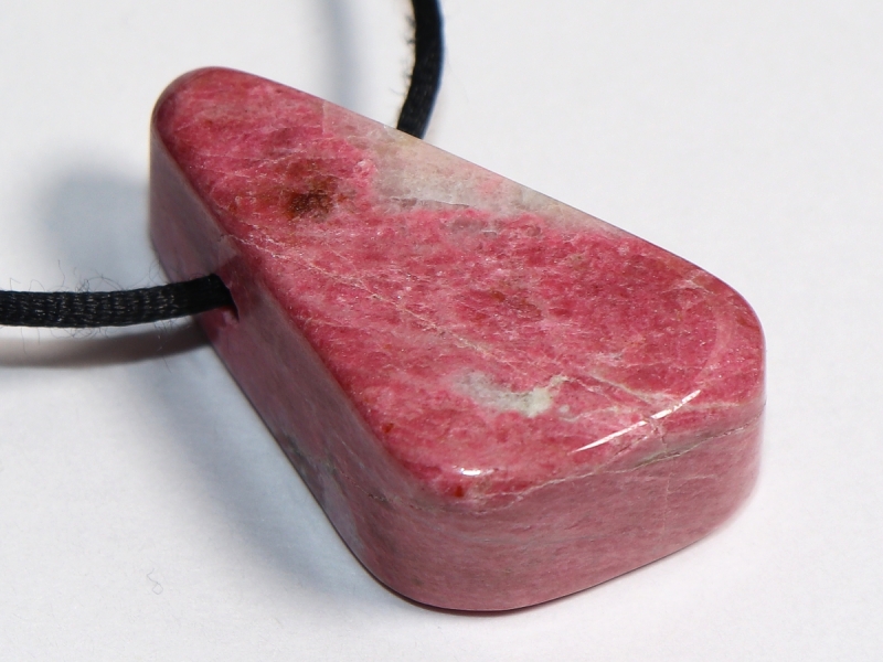 thulite with cord or silver 925