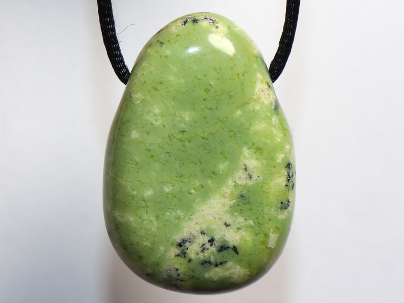 chrysoprase with cord or silver 925