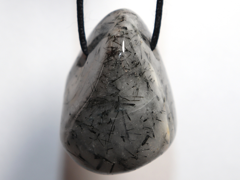 tourmaline quartz with cord or silver 925