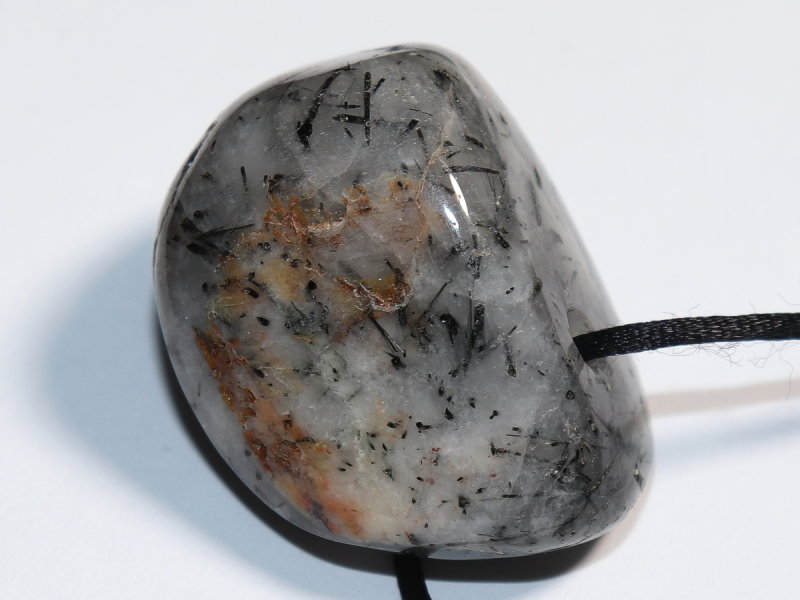 tourmaline quartz with cord or silver 925