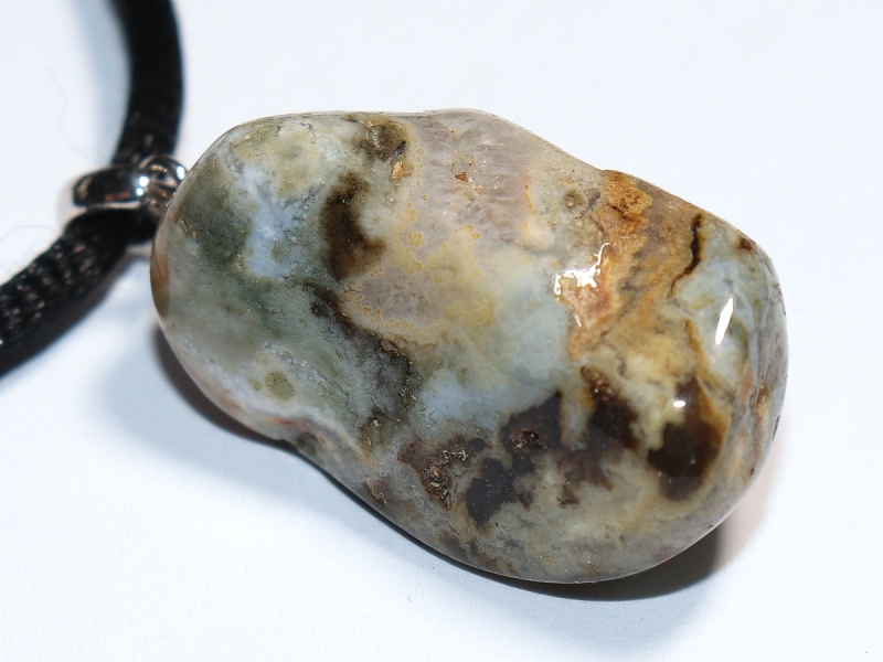 Ozeanjaspis mit Band oder Silber 925