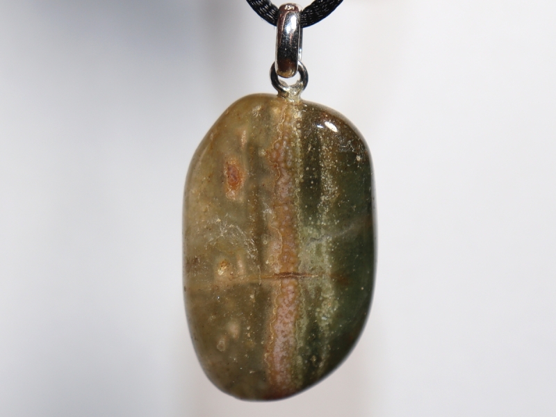 ocean jasper with cord or silver 925