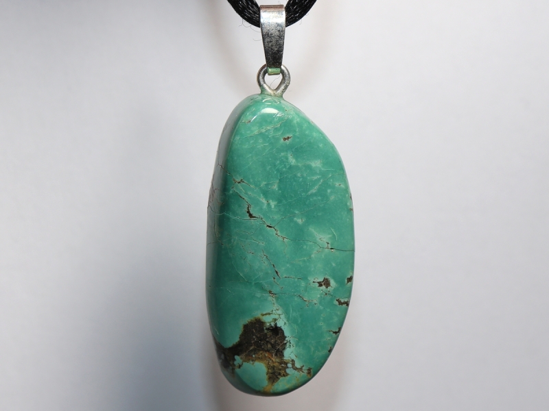 turquoise with cord or silver 925