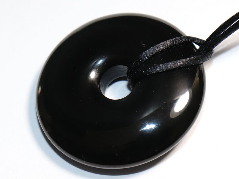 rainbow obsidian with cord
