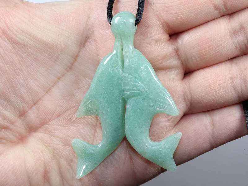 aventurine with nylon cord