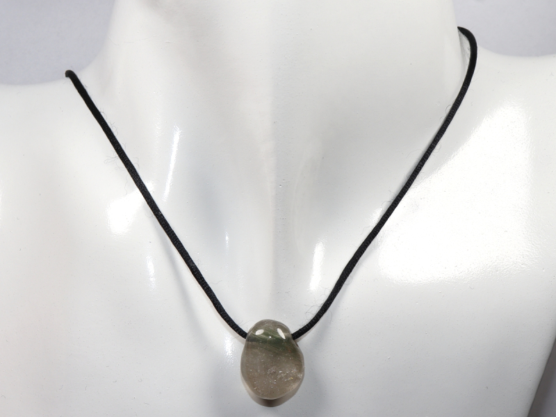 actinolite quartz with cord or silver 925