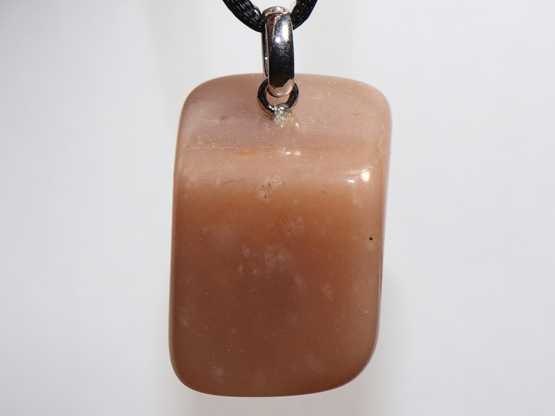 moonstone with cord or silver 925