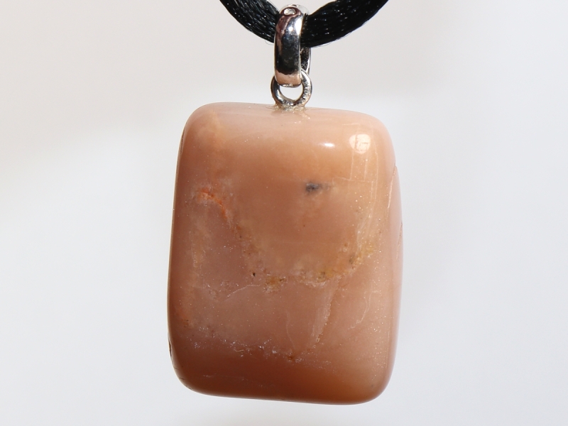moonstone with cord or silver 925