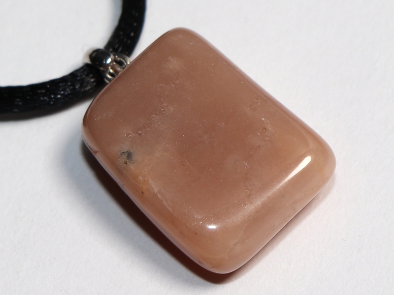 moonstone with cord or silver 925