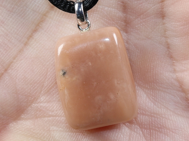 moonstone with cord or silver 925