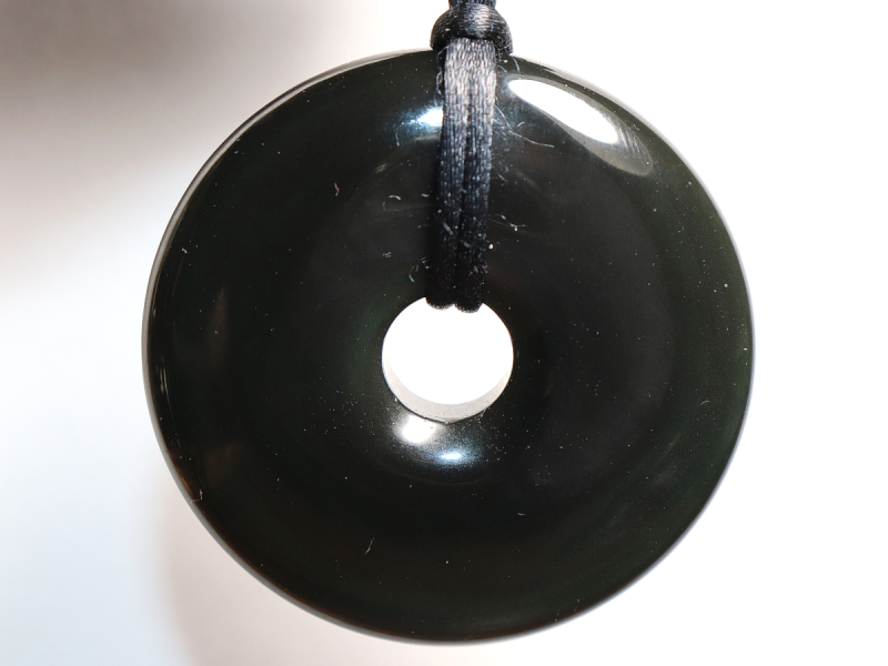 Regenbogenobsidian mit Band