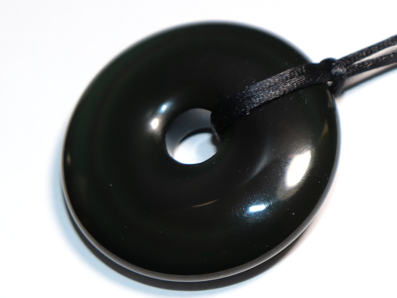 Regenbogenobsidian mit Band