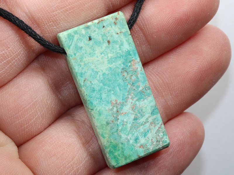 turquoise with cord or silver 925