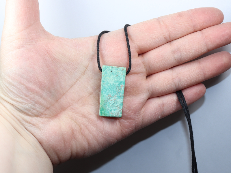 turquoise with cord or silver 925