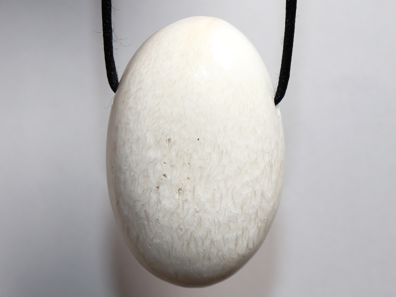 scolecite with cord or silver 925