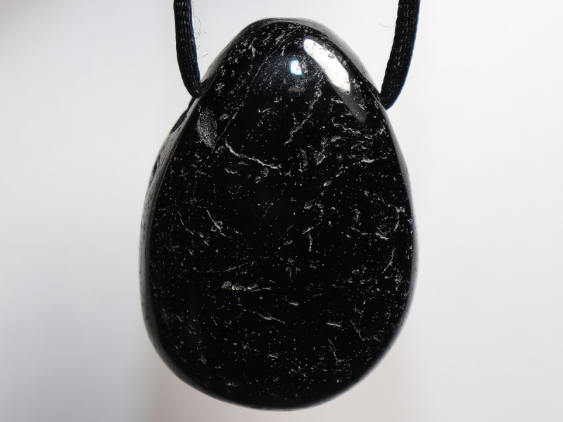 black tourmaline (Schorl) with cord or silver 925